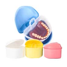 electronic-tooth-brush-Nueva Y-kelin Caja de la dentadura de alta calidad dentadura completa caso de remojo pr&oacute;tesis de contenedores caja de ba&ntilde;o de la dentadura 4 regalos de color gratis on JD