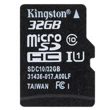 -Nueva tarjeta de memoria flash MicroSD TF pr&aacute;ctica de Kingston clase 10 Velocidad m&aacute;xima de 48 MB / s con adaptador de tarjeta (8 GB 16 GB 32 GB 64 GB) on JD