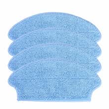 robot-vacuum-cleaner-4pcs espesantes trapos de fregar con pasta m&aacute;gica para Xiaomi Mi robot Aspiradora de recambios Kits de tela seca fregona trapos h&uacute;medos on JD