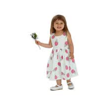 girl-clothing-DAWILS Ni&ntilde;as Vestidos sin mangas Rosado / azul Helado Imprimir Casual Vestido de verano con cintur&oacute;n on JD