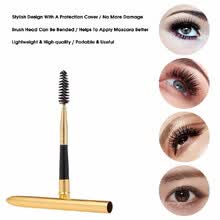 -1 unid pesta&ntilde;as cepillo ceja peine para la aplicaci&oacute;n de r&iacute;mel forma pesta&ntilde;a extensi&oacute;n de pesta&ntilde;as belleza cosm&eacute;ticos pinceles de maquillaje on JD