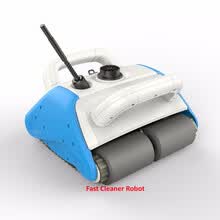 robot-vacuum-cleaner-Aspirador m&aacute;s nuevo del robot para el limpiador de la piscina con la bater&iacute;a recargada flotante m&aacute;s nueva, cable de los 15m, funci&oacute;n de la limpieza de la pared on JD