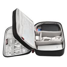 makeup-bags-cases-Connotaci&oacute;n Bolsa de almacenamiento de l&iacute;nea de datos Caja de energ&iacute;a L&iacute;nea de carga multifunci&oacute;n Viaje Accesorios digitales port&aacute;tiles Bolsa de acabado de dobl on JD