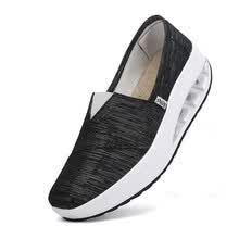 fashion-sneakers-2018 versi&oacute;n coreana del oto&ntilde;o nuevos zapatos de lona plataforma zapatos de moda pedales de mujer zapatos perezosos cu&ntilde;as zapatos de mujer sh on JD