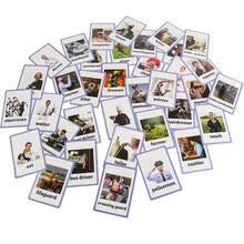 educational-toys-37pc- Tarjetas de vocabulario de ocupaciones - Tarjeta de aprendizaje de palabras en ingl&eacute;s y tarjeta de bolsillo para ni&ntilde;os en edad preescolar - Tarjetas de vocabulario en ingl&eacute;s on JD