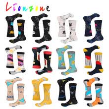 men-socks-LIONZONE Mujeres Calcetines Felices Unisex Gatos de Color Robots Papeler&iacute;a Dise&ntilde;ador de la Marca Algod&oacute;n C&aacute;lido Calcetines Casuales Regalo Divertido Para Los Amantes on JD