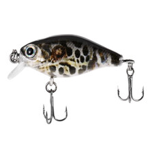 6pcs Fishing Lures Bass Plastic Soft Frog Crank bait Top Water Fishhook 4cm//3.5g