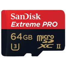 -Velocidad de lectura de SanDisk de 64GB Velocidad de escritura de 275MB / s 100MB / s Tarjeta de memoria MicroSDXC UHS-II de velocidad extrema y lector de tarjetas USB3.0 Tarjeta U3 Class10 TF on JD