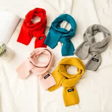 girl-clothing-Unisex Moda ni&ntilde;a ni&ntilde;os Bufanda Ni&ntilde;os bufanda de punto Invierno Mantener Cachemira caliente Bufandas Mezclas de lana s&oacute;lida bufanda de invierno ni&ntilde;os on JD