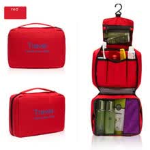 makeup-bags-cases-UA Mujeres Viaje Maquillaje Bolsa de cosm&eacute;ticos Art&iacute;culos de tocador Colgando Lavar Organizador Regalo de almacenamiento on JD