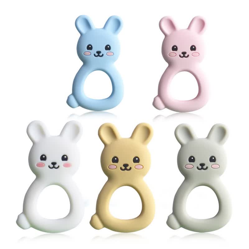 silicone bunny teether