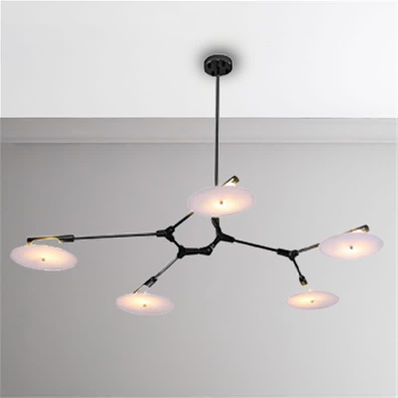 Shop Baycheer Hl489605 Contemporary Light Fixture 9 Light Black