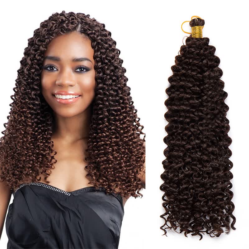 Shop 14 Hair Extensions Water Wave Synthetic Crochet Wavy