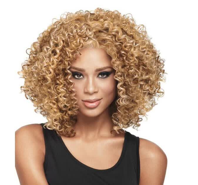 Shop African Small Volume Wig Short Female Fluffy Explosion Head