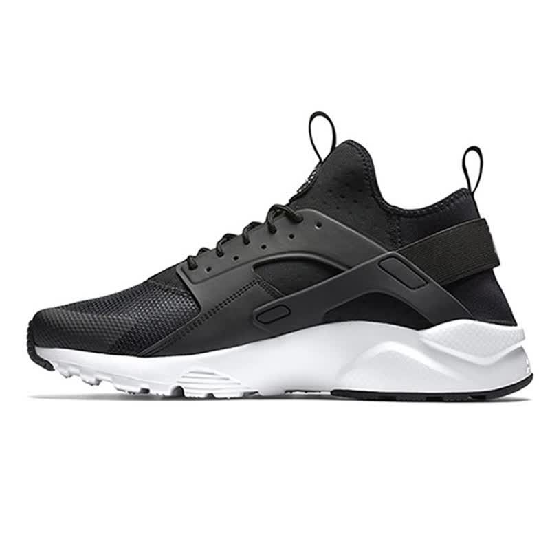 womens black huarache trainers