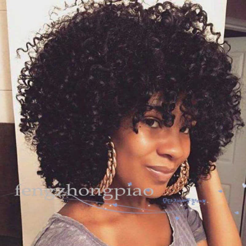 Shop Fashion Afro Cosplay Wig Deep Wave Short Bob Black Synthetic Wigs Wavy Curly Natural Hair Perucas For Black Women Online From Best Full Cap Wigs On Jd Com Global Site Joybuy Com