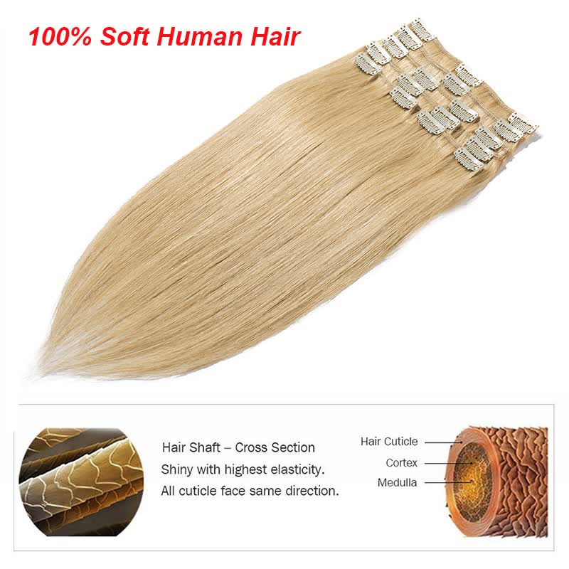 Shop 100 Human Hair Real Thick Women Girls Long Straight Full