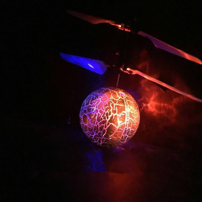 led magic flying ball