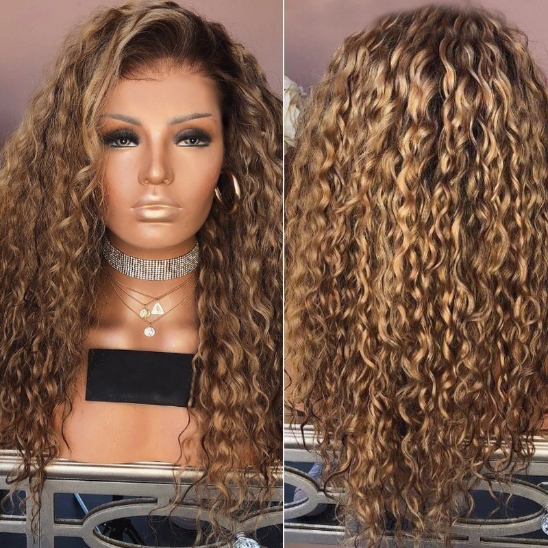 Shop Blonde Long Curly Wigs Women S Wig Heat Resistant Wave