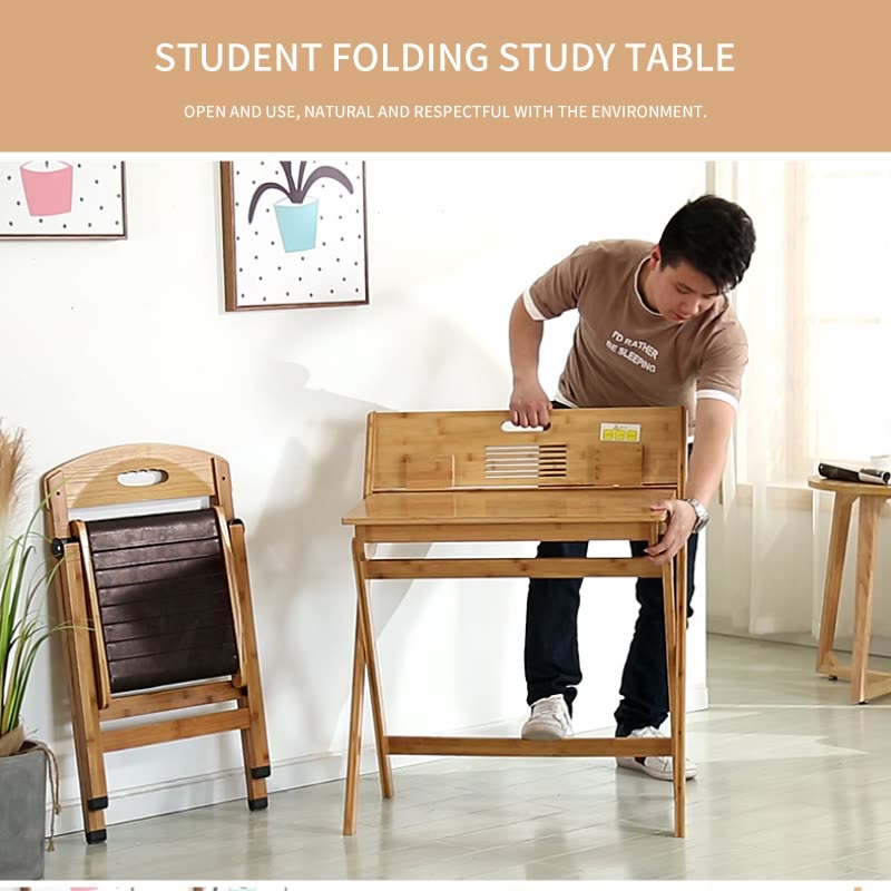 Shop Xiaozhujiang Student Folding Study Table With Drawer Work