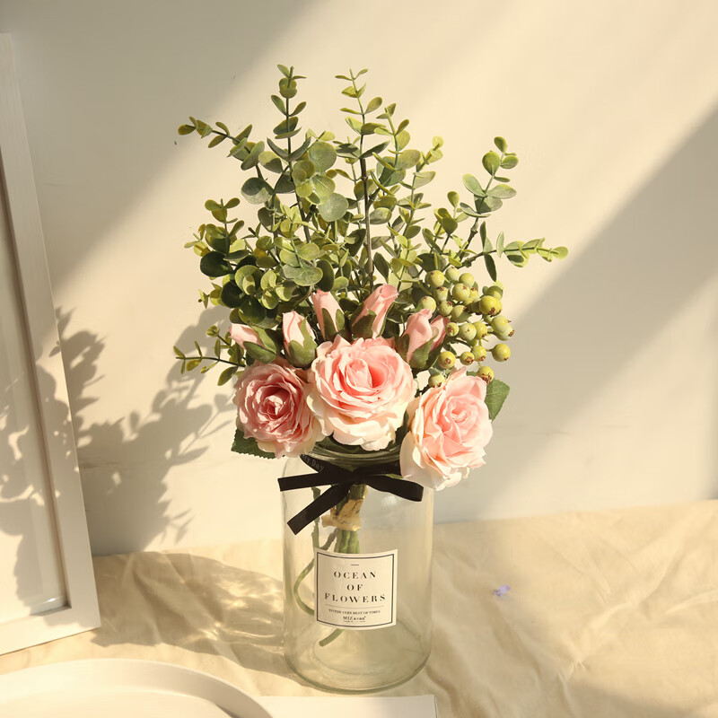 Shop Ins Style Artificial Rose Green Plant Simulated Flower