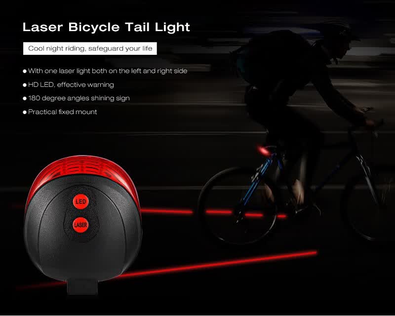 laser bike tail light