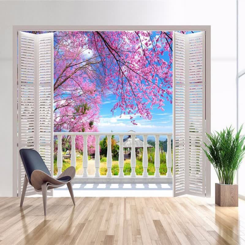 Shop 3d Photo Mural Photo Wallpaper False Window Views