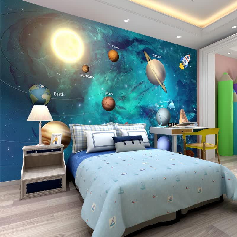 Shop 3d Wallpaper Space Universe Children Room Starry Sky