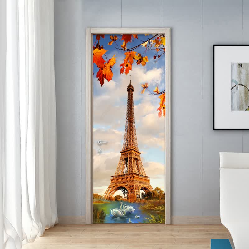 Shop Modern Paris Tower 3d Wall Mural Wallpaper Beautiful