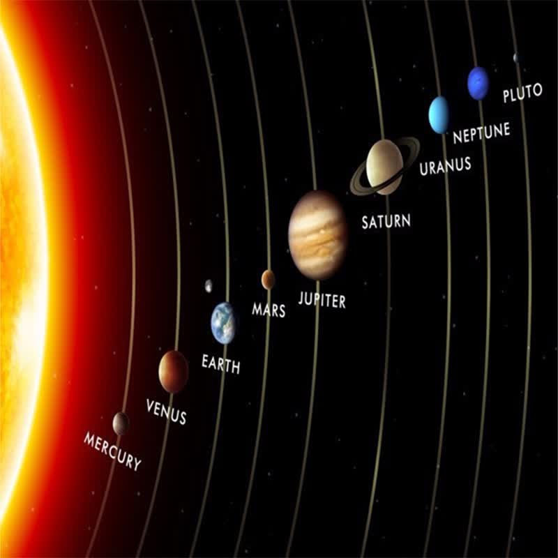 Shop Customized 3d Mural Kids Wallpaper Solar System Planets