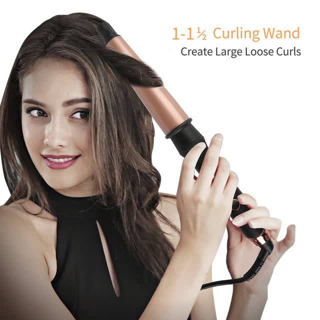 Shop Curling Iron 1 1 5 Inch Professional Dual Voltage Hair