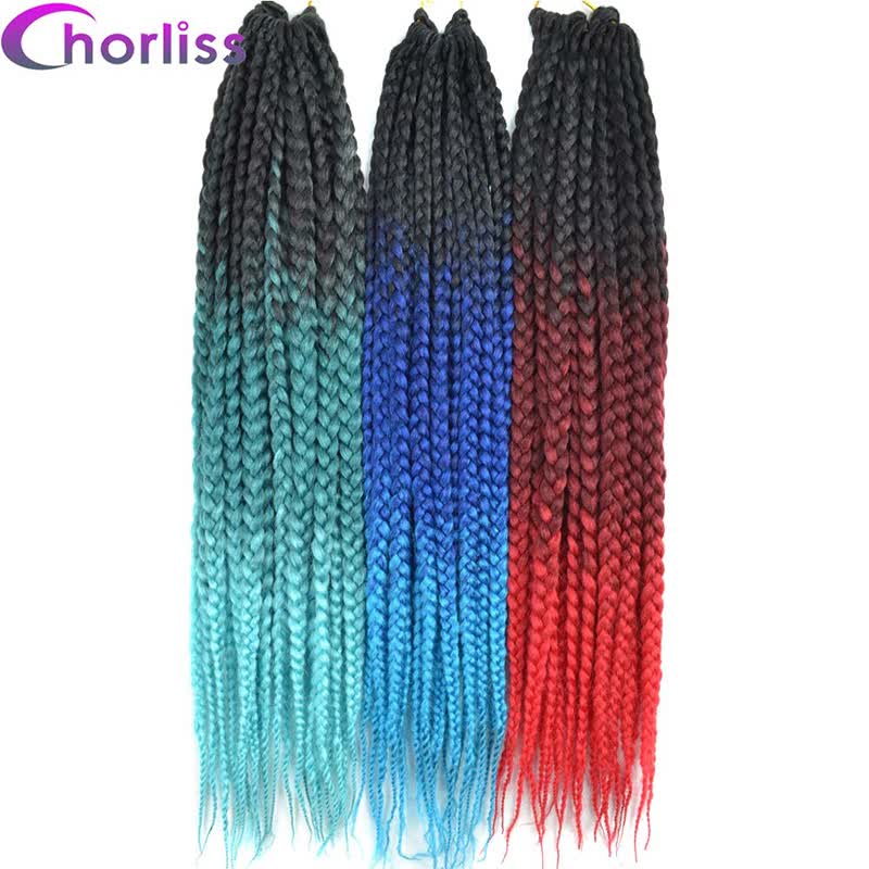 Chorliss Crochet Braids 18 Senegalese Twist Hair Ombre Details
