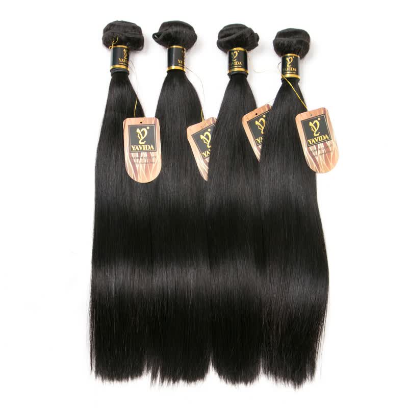 Shop Yavida Hair Brazilian 7a Striaght Virgin Hair 4 Bundles