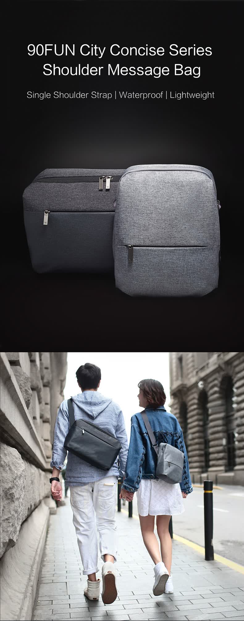 xiaomi 90fun city concise backpack