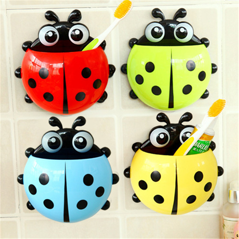 Sucker Toothbrush Holder Suction Hooks Bathroom Rack Accessories for Kids