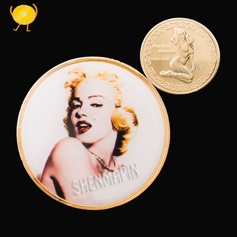 24k 999 Gold Plated Metal Coin Home Decorative Trump Commemorative Gift Coin