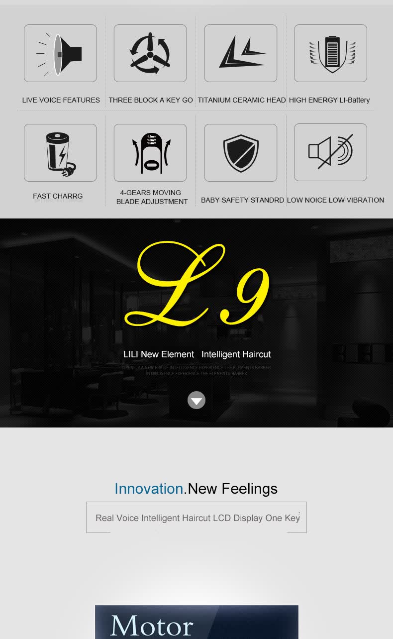 Shop Lili Professional Hair Clipper High Quality Hair