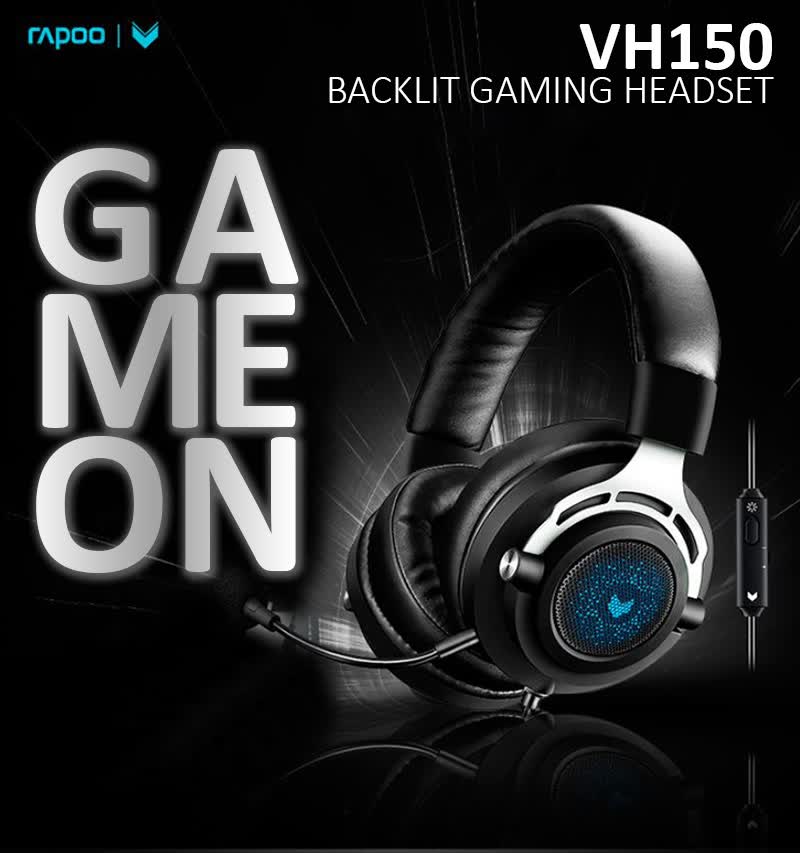 rapoo vh150 backlit gaming headset