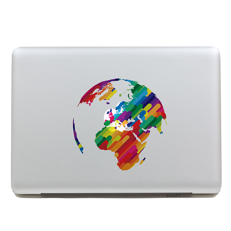s BIG RED APPLE decal for MACbook sticker - vinyl