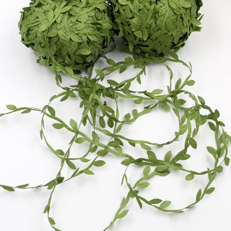 20M Silk Leaf Artificial Green Leaves Decor DIY Wreath Gift Craft Flowers