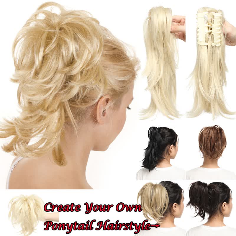 Shop 100g 12 Inch Adjustable Messy Style Ponytail Hair Extension