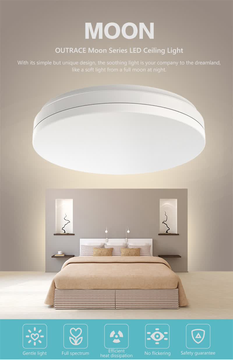 Shop Outrace Led Ceiling Lamp Bedroom Lamp Study Lamp For 6