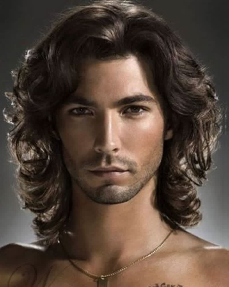 Shop Strongbeauty Hot Men Fashion Short Brown Wavy Curly Hair
