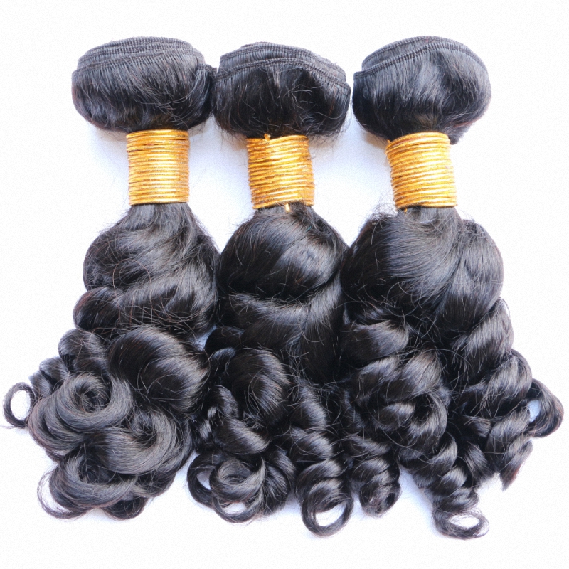 Shop New Style Brazilian Romance Curl Virgin Hair 2 Bundles 100