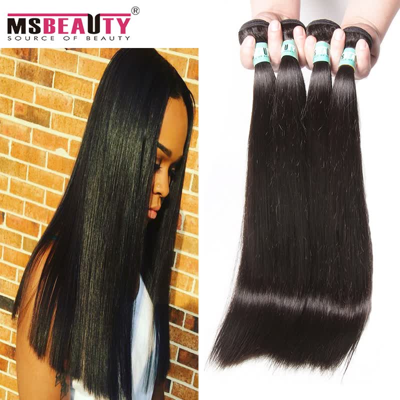 Shop Peruvian Virgin Straight Hair 4 Bundles Peruvian Straight