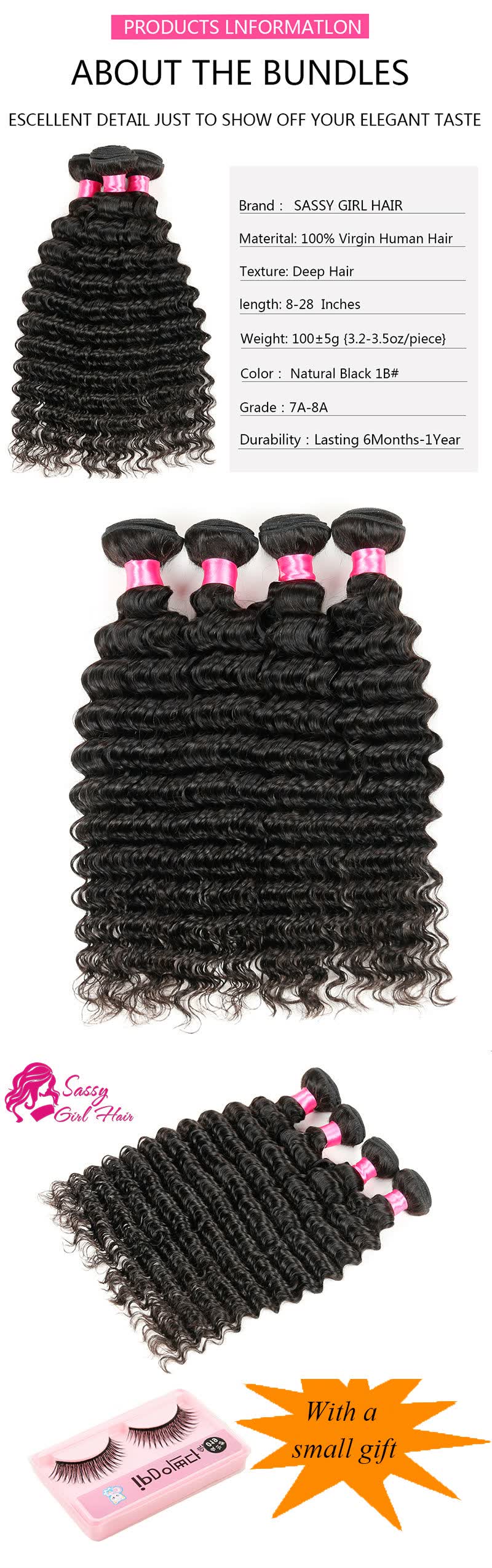 Shop 7a Peruvian Deep Wave Virgin Hair Cheap Peruvian Virgin Hair