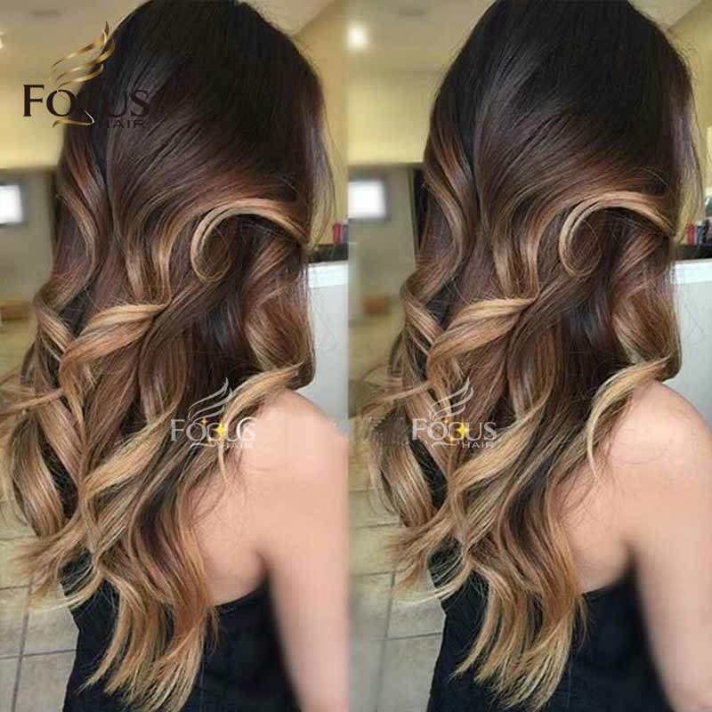 Shop Lady Focus Full Lace Wig 150 Density Ombre Wig 1b 4 27 Honey