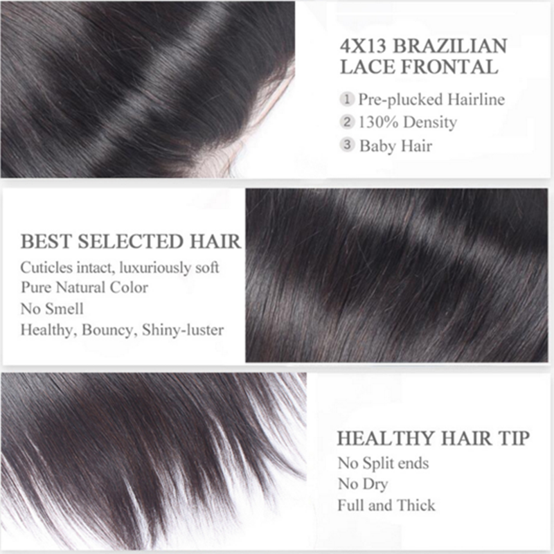 Shop 7a Grade Lace Frontal Closure 13x4 Malaysian Virgin Straight