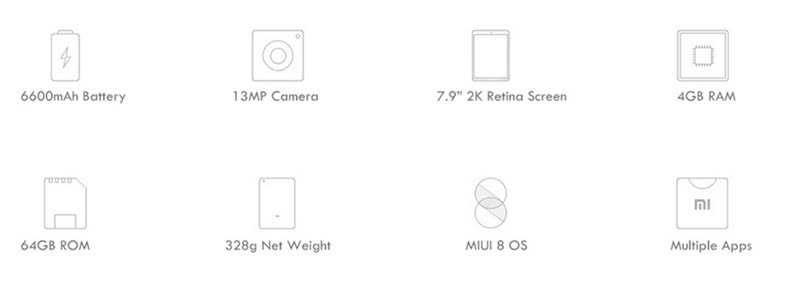 Shop Original Xiaomi Mipad Mi Pad 3 7 9 Tablet Pc Miui 8 4gb Ram 64gb Rom Mediatek Mt8176 Hexa Core 2 1ghz 48 1536 13mp Online From Best Tablets On Jd Com Global Site Joybuy Com