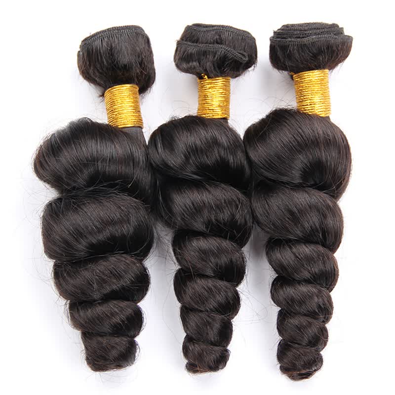 Shop Cy May Hair 8a Brazilian Loose Wave Virgin Hair 3 Bundles